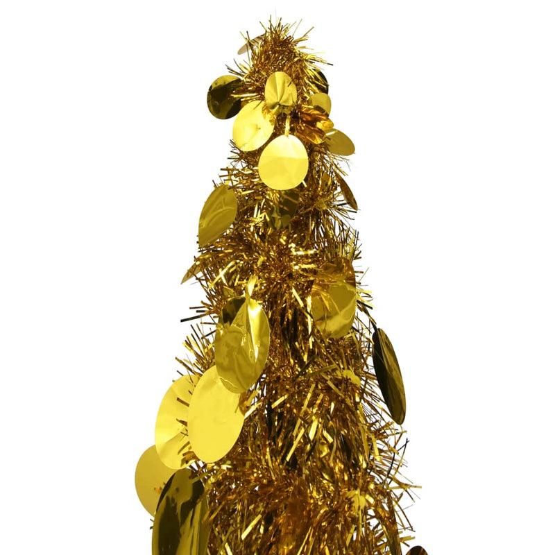 Load image into Gallery viewer, Vidaxl kunstkerstboom pop-up 120 cm pet goudkleurig
