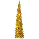 Vidaxl kunstkerstboom pop-up 150 cm pet goudkleurig