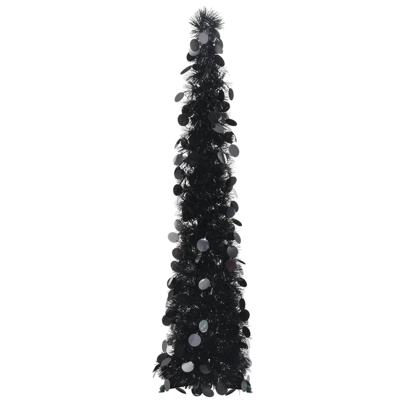 Load image into Gallery viewer, Vidaxl kunstkerstboom pop-up 120 cm pet zwart
