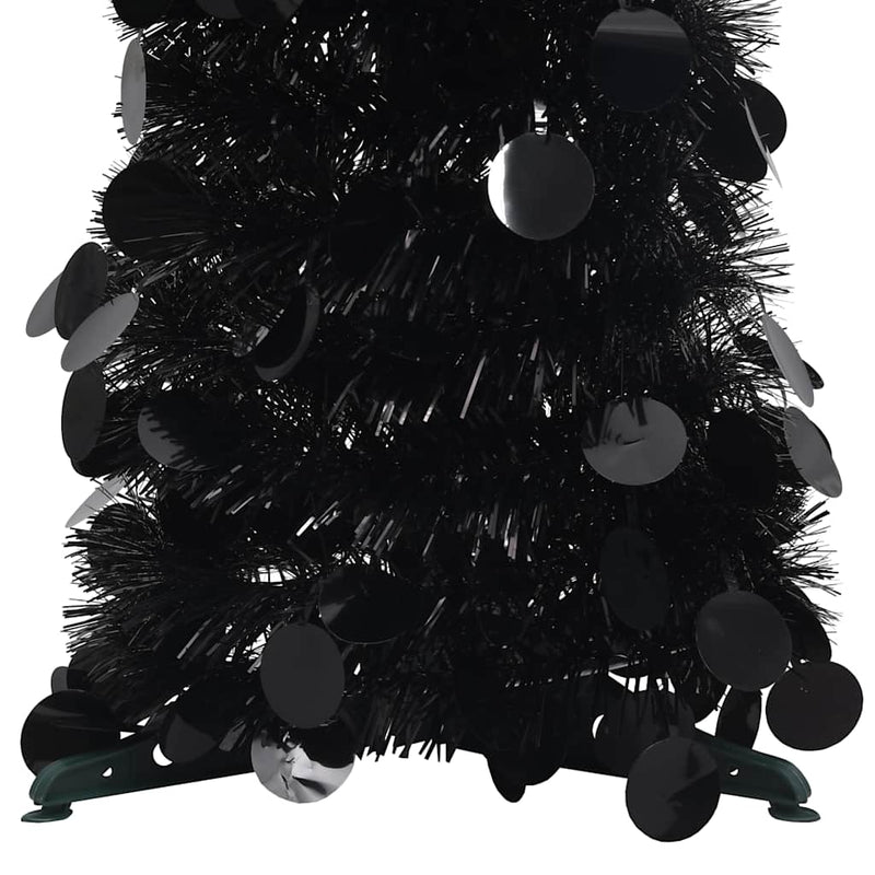 Chargez l'image dans la visionneuse de la galerie, Vidaxl kunstkerstboom pop-up 120 cm pet zwart
