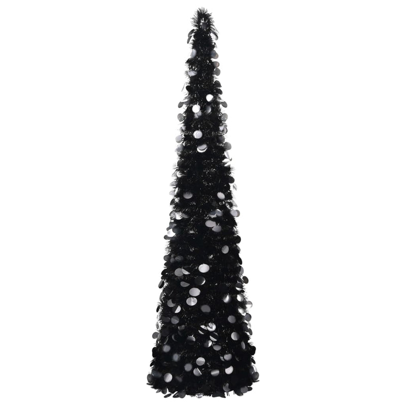 Load image into Gallery viewer, Vidaxl kunstkerstboom pop-up 150 cm pet zwart

