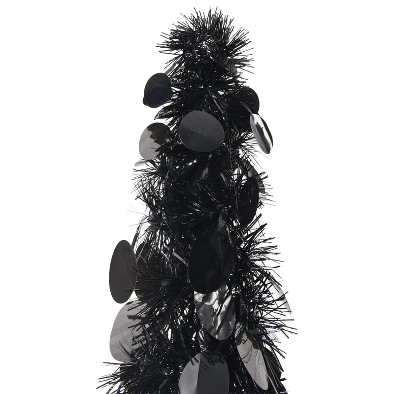 Load image into Gallery viewer, Vidaxl kunstkerstboom pop-up 150 cm pet zwart
