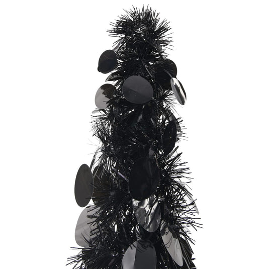 Vidaxl kunstkerstboom pop-up 150 cm pet zwart