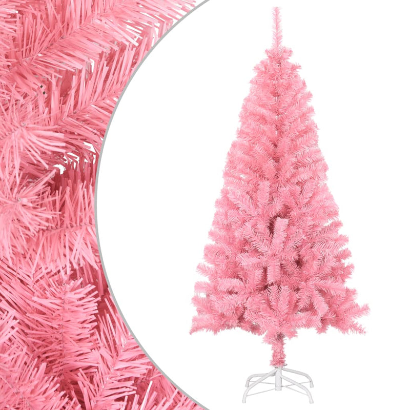Load image into Gallery viewer, Vidaxl kunstkerstboom met standaard 150 cm pvc roze
