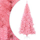 Vidaxl kunstkerstboom met standaard 180 cm pvc roze