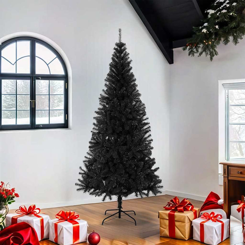 Load image into Gallery viewer, Vidaxl kunstkerstboom met standaard 180 cm pvc zwart
