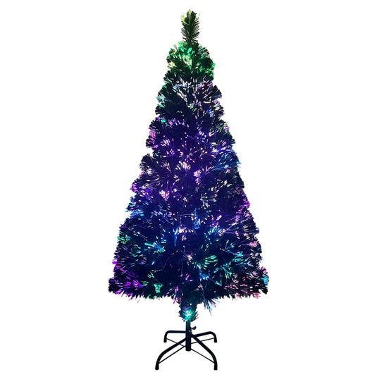 Vidaxl kunstkerstboom met standaard 120 cm glasvezel groen