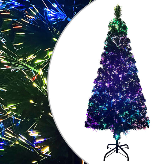 Vidaxl kunstkerstboom met standaard 210 cm glasvezel groen