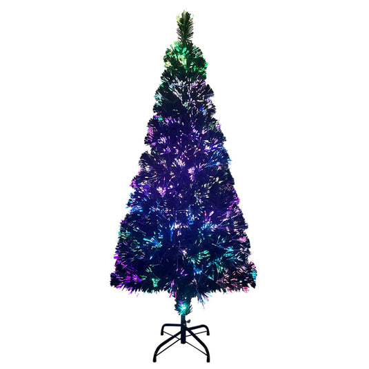 Vidaxl kunstkerstboom met standaard 240 cm glasvezel groen