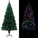 Vidaxl kunstkerstboom met standaard 240 cm glasvezel groen