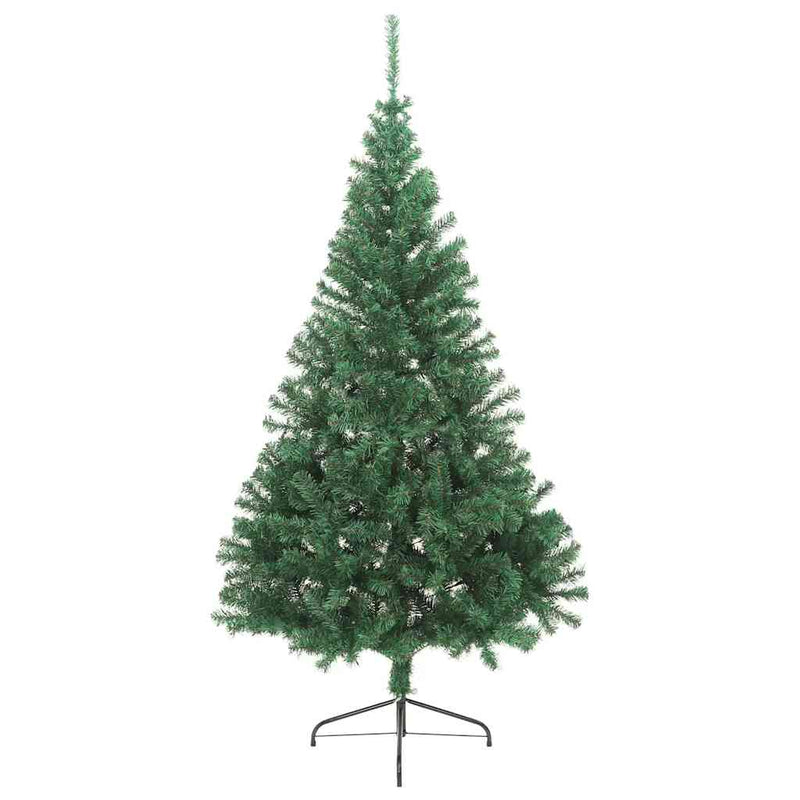Load image into Gallery viewer, Vidaxl kunstkerstboom met standaard half 180 cm pvc groen
