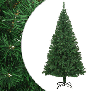 Vidaxl kunstkerstboom met dikke takken 240 cm pvc groen