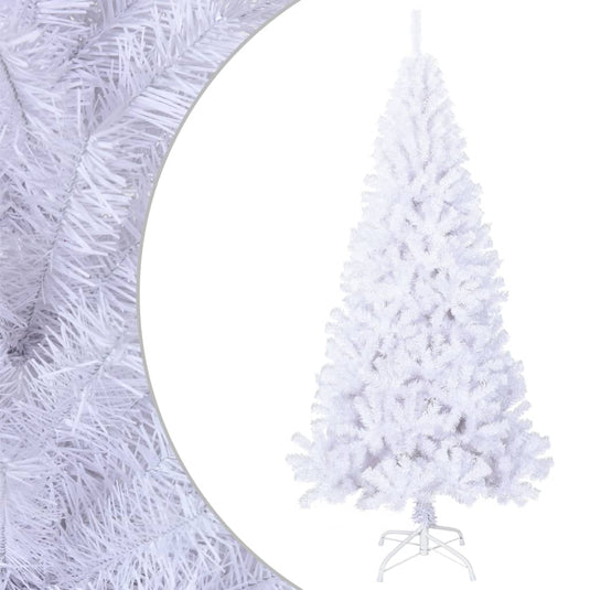 Vidaxl kunstkerstboom met dikke takken 240 cm pvc wit
