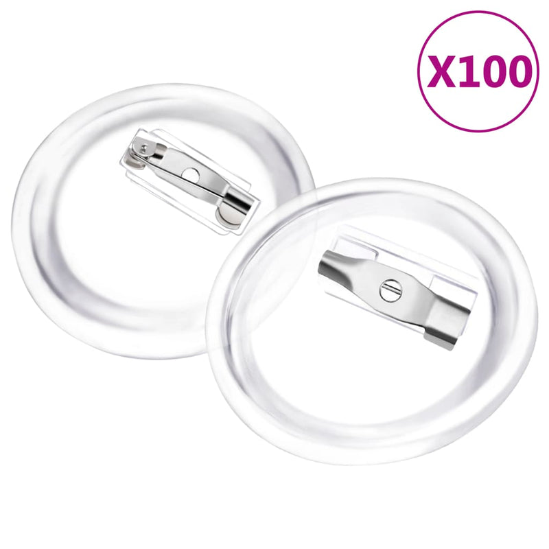 Load image into Gallery viewer, Vidaxl buttons met spelden 100 st 25 mm acryl
