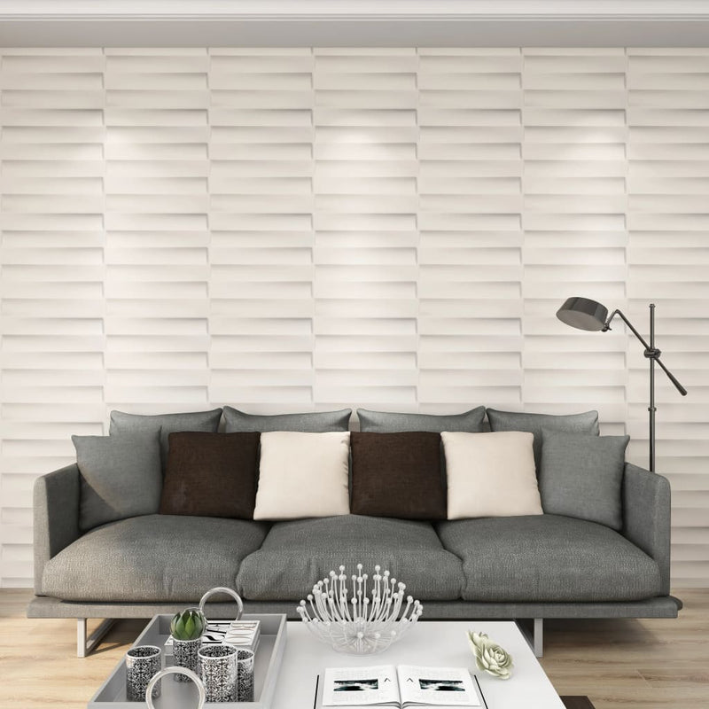Load image into Gallery viewer, Vidaxl wandpanelen 24 st 3d 6 m² 0,5x0,5 m
