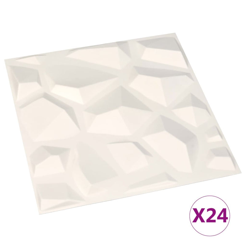 Load image into Gallery viewer, VidaXL Wandpanelen 24 st 3D 6 m² 0,5x0,5 m
