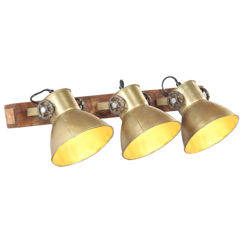 Load image into Gallery viewer, Vidaxl wandlamp industrieel e27 65x25 cm messingkleurig
