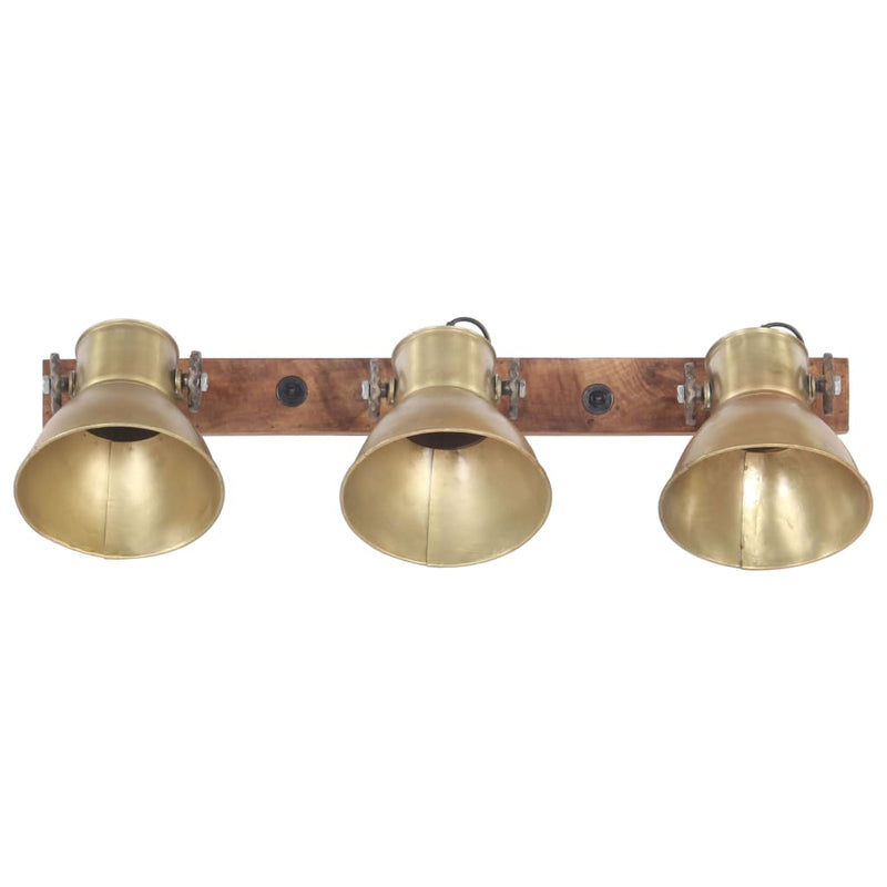 Load image into Gallery viewer, Vidaxl wandlamp industrieel e27 65x25 cm messingkleurig

