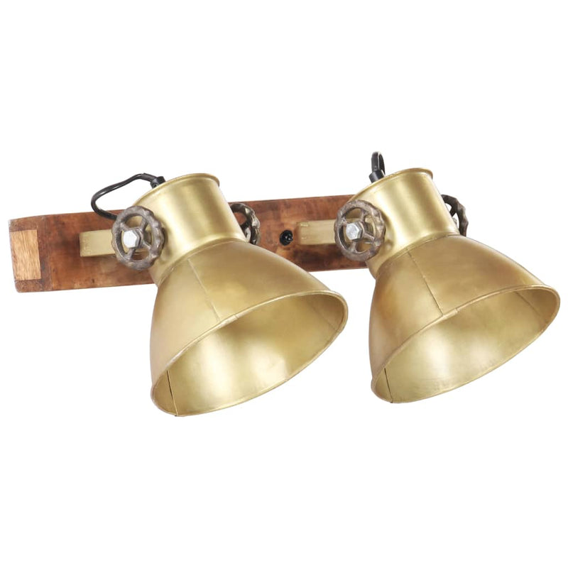 Load image into Gallery viewer, Vidaxl wandlamp industrieel e27 45x25 cm messingkleurig
