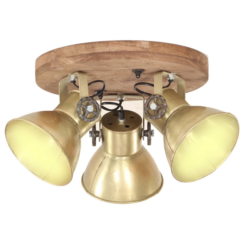 Load image into Gallery viewer, Vidaxl plafondlamp industrieel 25 w e27 42x27 cm messingkleurig
