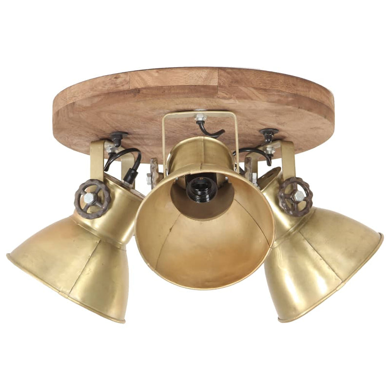 Load image into Gallery viewer, Vidaxl plafondlamp industrieel 25 w e27 42x27 cm messingkleurig
