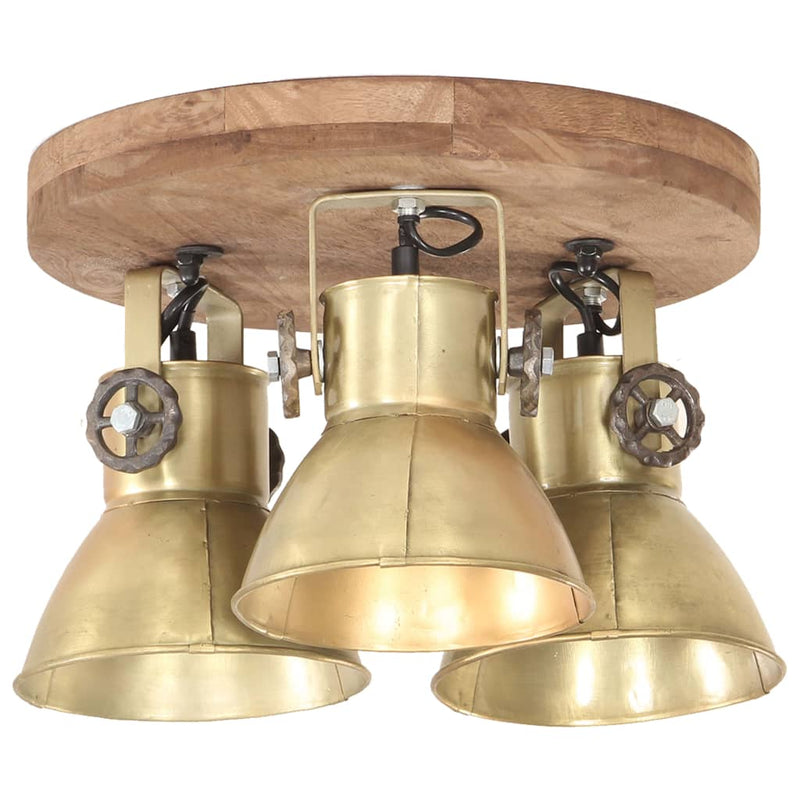 Load image into Gallery viewer, Vidaxl plafondlamp industrieel 25 w e27 42x27 cm messingkleurig
