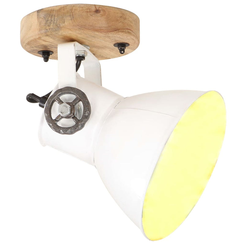Load image into Gallery viewer, Vidaxl wand- plafondlampen industrieel 2 st e27 20x25 cm wit
