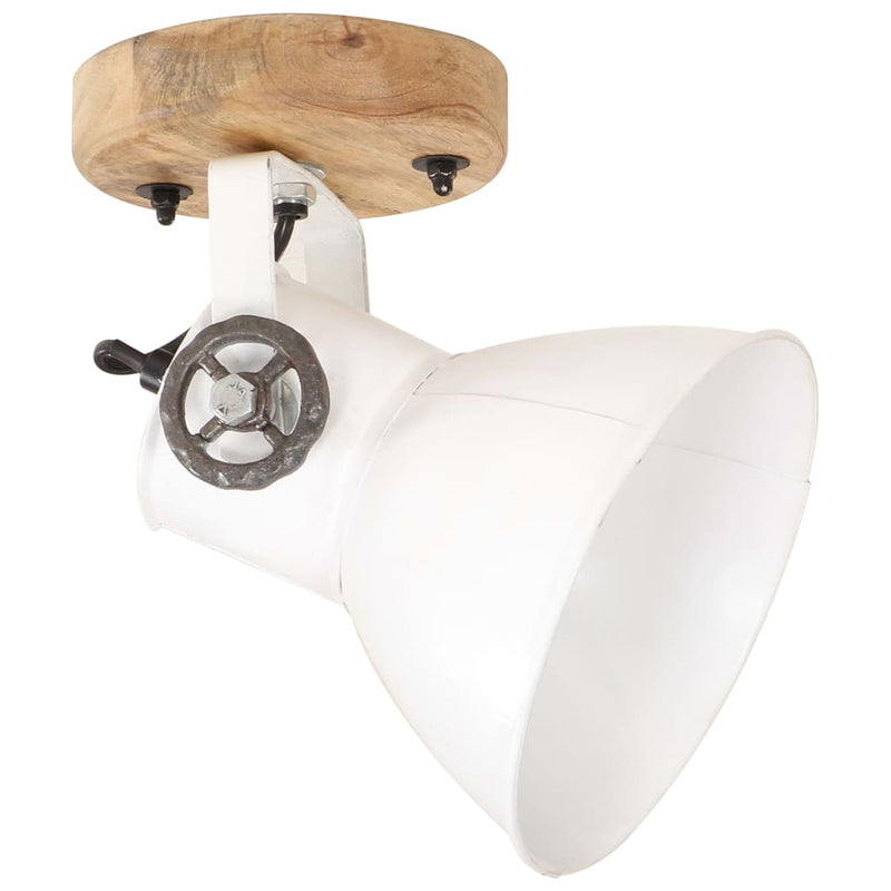 Load image into Gallery viewer, Vidaxl wand- plafondlampen industrieel 2 st e27 20x25 cm wit
