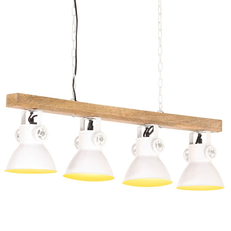Load image into Gallery viewer, Vidaxl plafondlamp industrieel e27 mangohout wit
