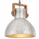 Vidaxl hanglamp industrieel rond 25 w e27 40 cm zilverkleurig