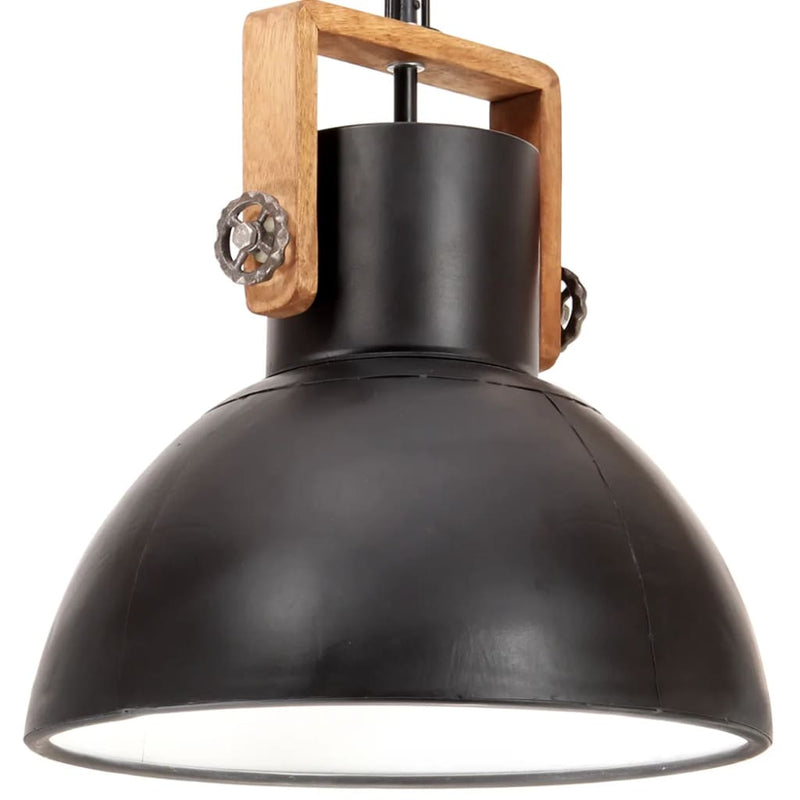 Load image into Gallery viewer, Vidaxl hanglamp industrieel rond 25 w e27 40 cm zwart
