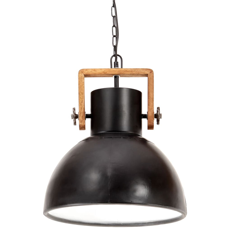Load image into Gallery viewer, Vidaxl hanglamp industrieel rond 25 w e27 40 cm zwart
