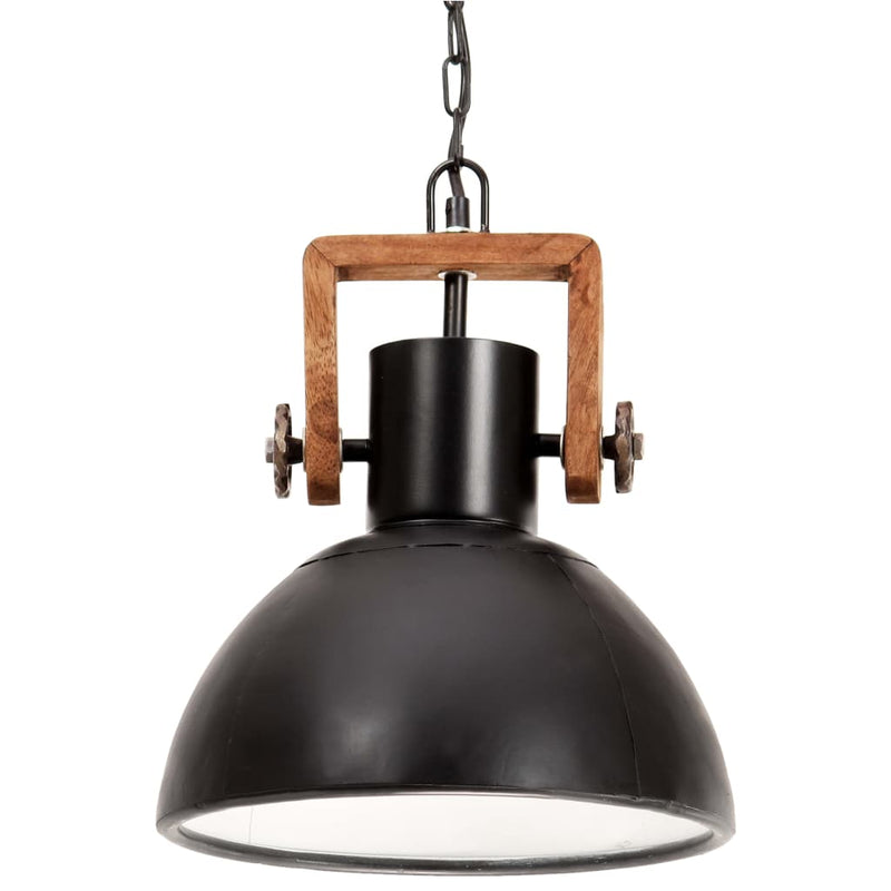 Load image into Gallery viewer, Vidaxl hanglamp industrieel rond 25 w e27 30 cm zwart
