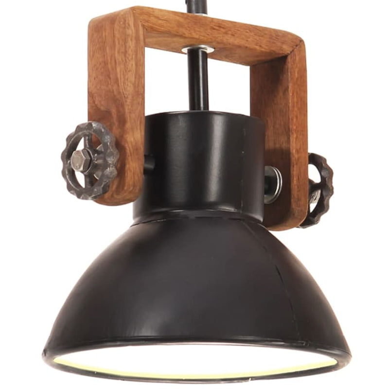 Load image into Gallery viewer, Vidaxl hanglamp industrieel rond 25 w e27 19 cm zwart
