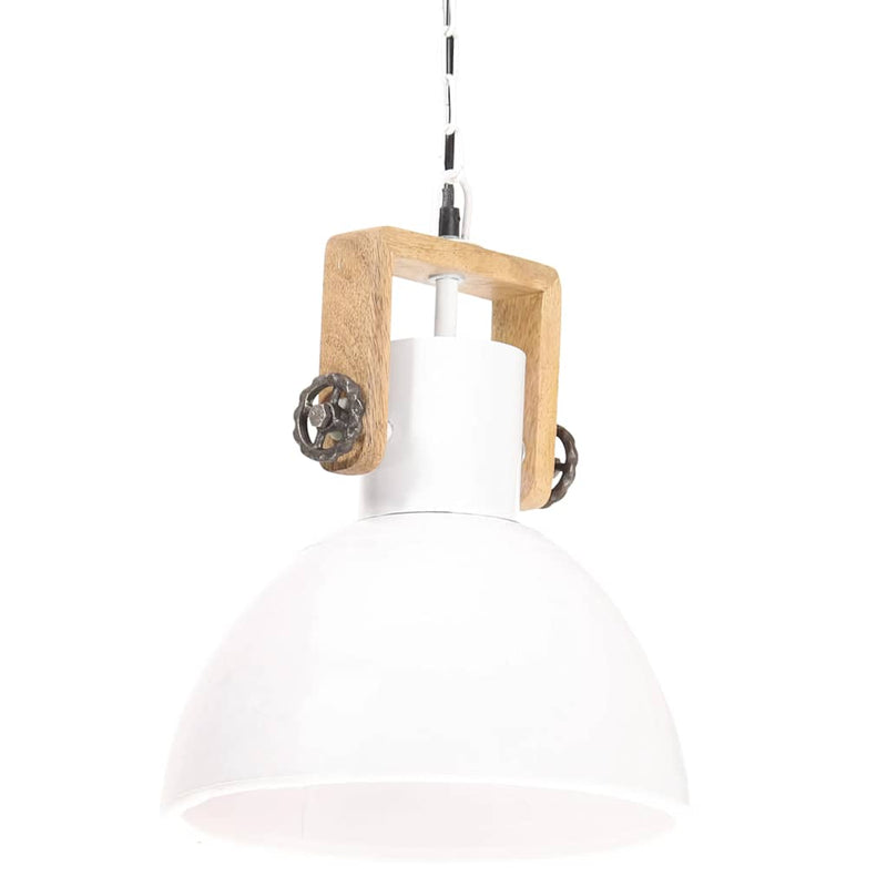 Load image into Gallery viewer, Vidaxl hanglamp industrieel rond 25 w e27 30 cm wit
