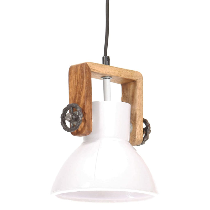 Load image into Gallery viewer, VidaXL Hanglamp industrieel rond 25 W E27 19 cm wit
