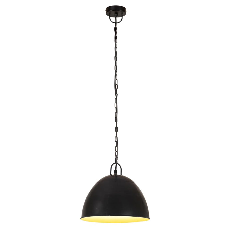 Load image into Gallery viewer, Vidaxl hanglamp industrieel vintage rond 25 w e27 31 cm zwart
