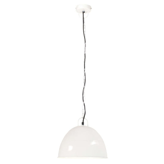 Vidaxl hanglamp industrieel vintage rond 25 w e27 31 cm wit