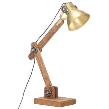 Vidaxl bureaulamp industrieel rond e27 58x18x90 cm messingkleurig