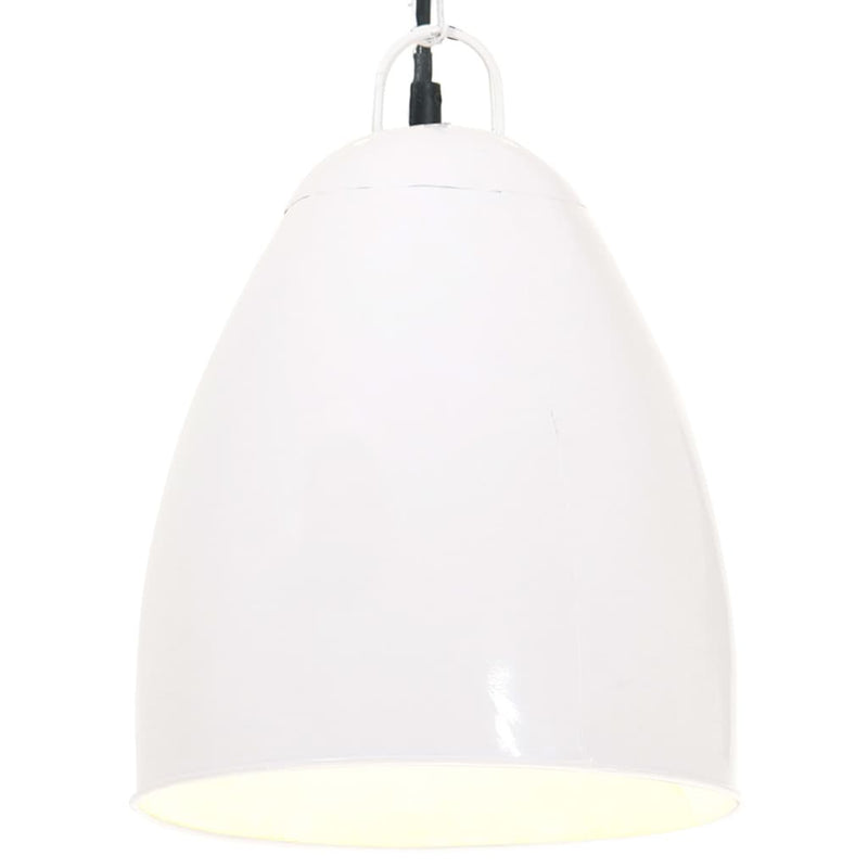 Load image into Gallery viewer, Vidaxl hanglamp industrieel rond 25 w e27 32 cm wit

