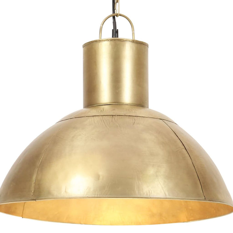 Load image into Gallery viewer, Vidaxl hanglamp rond 25 w e27 48 cm messingkleurig

