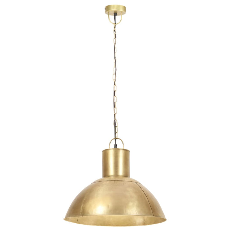 Load image into Gallery viewer, Vidaxl hanglamp rond 25 w e27 48 cm messingkleurig
