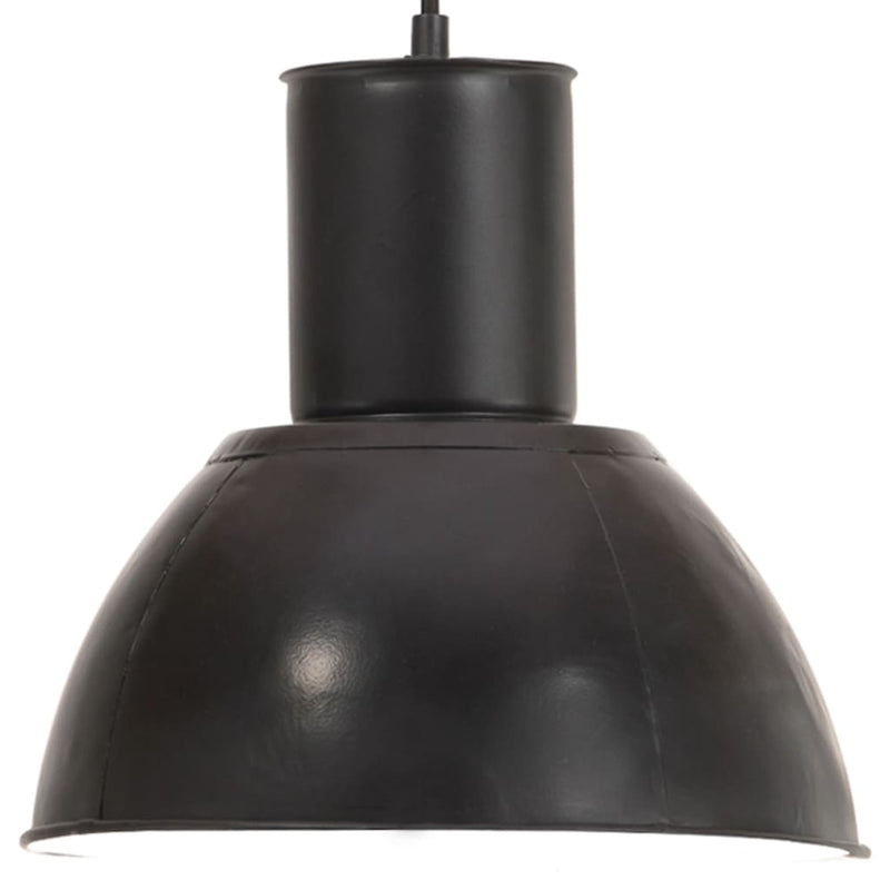 Load image into Gallery viewer, Vidaxl hanglamp rond 25 w e27 28,5 cm zwart
