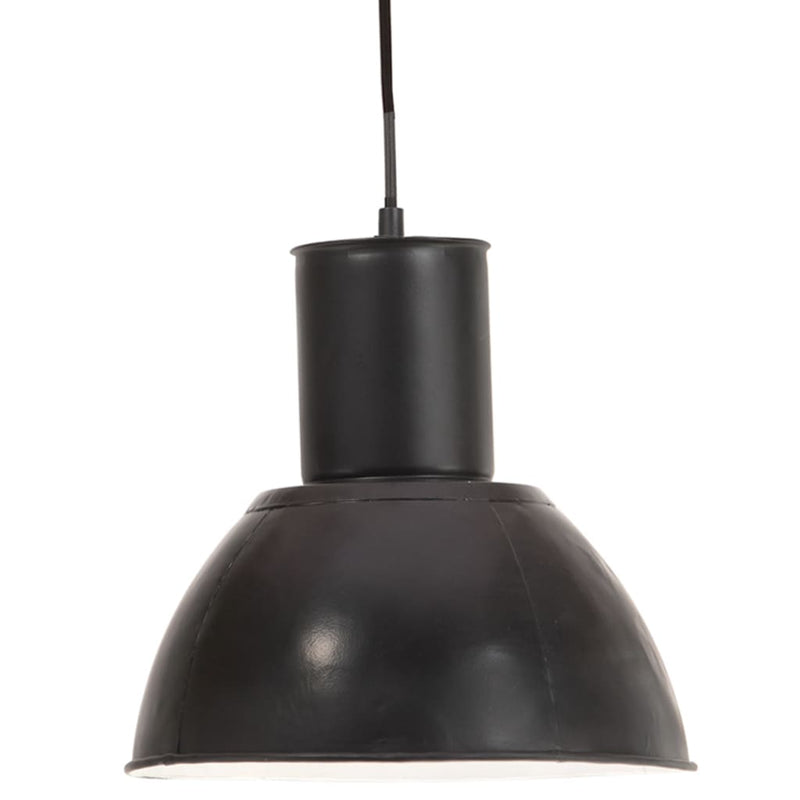 Load image into Gallery viewer, Vidaxl hanglamp rond 25 w e27 28,5 cm zwart
