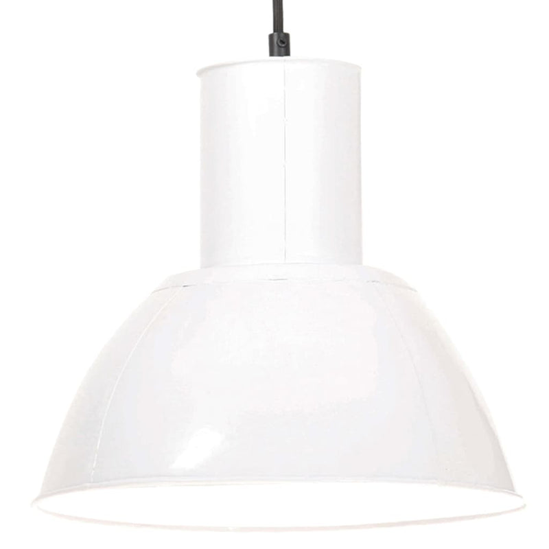 Load image into Gallery viewer, Vidaxl hanglamp rond 25 w e27 28,5 cm wit
