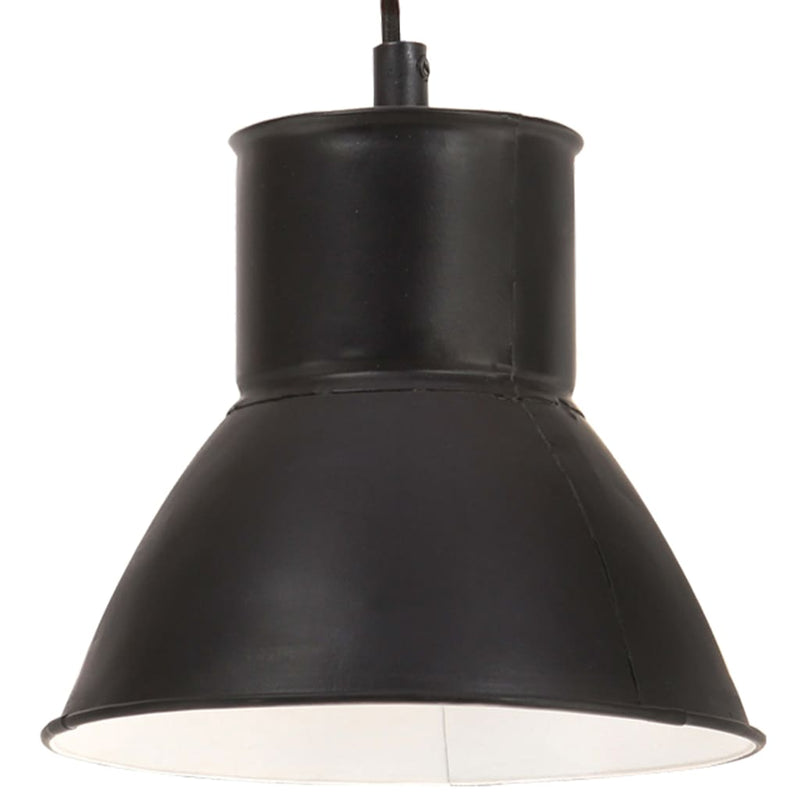 Load image into Gallery viewer, Vidaxl hanglamp rond 25 w e27 17 cm zwart
