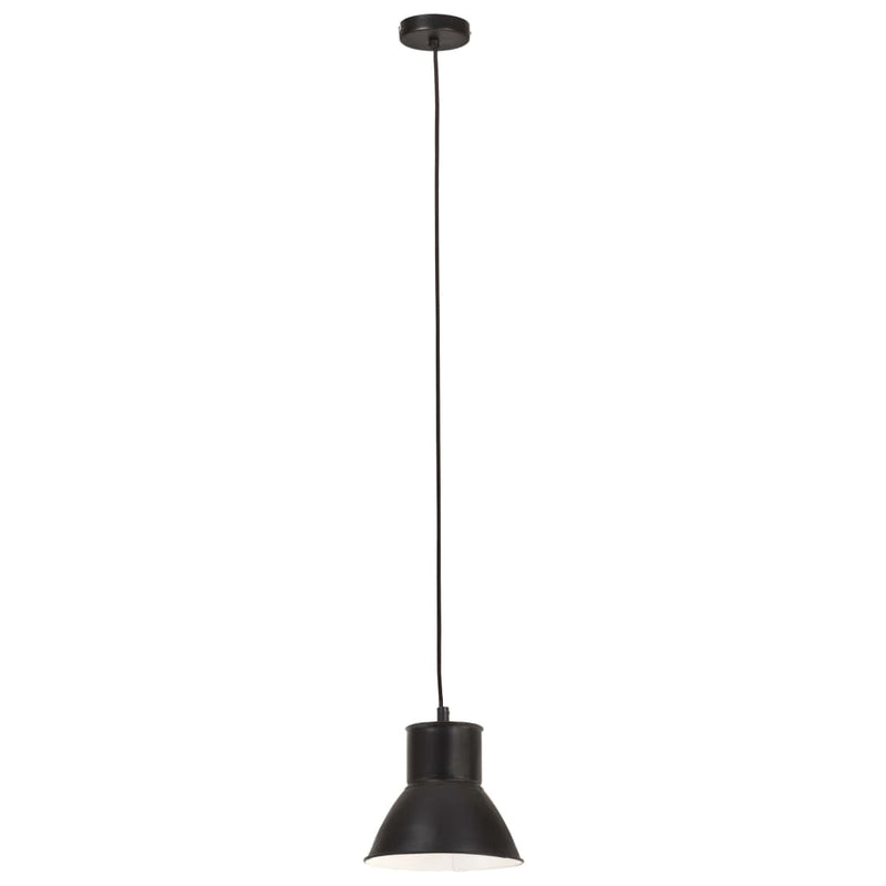 Load image into Gallery viewer, Vidaxl hanglamp rond 25 w e27 17 cm zwart
