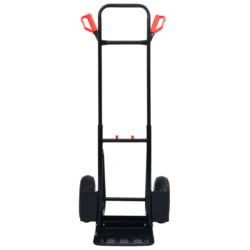 ギャラリービューアに画像をロードする, Vidaxl steekwagen telescopisch 200 kg zwart en rood
