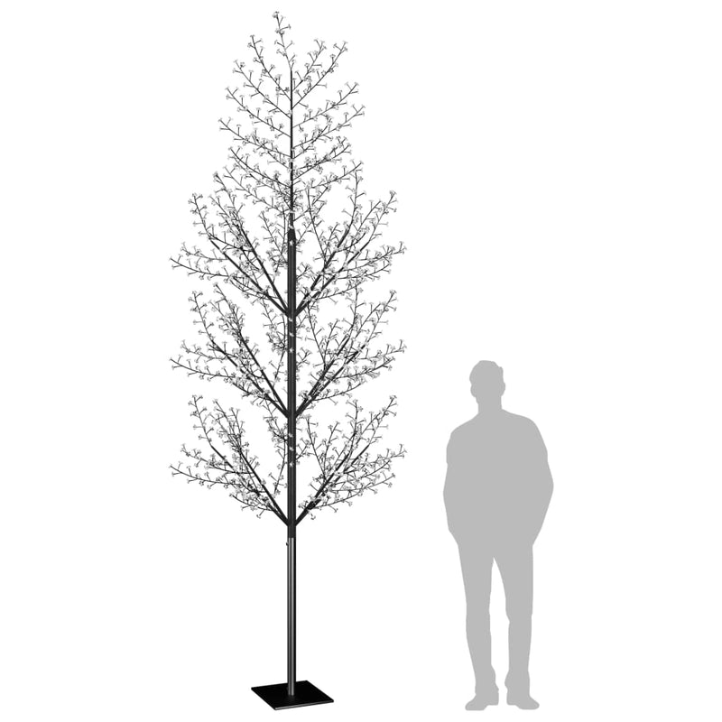 Load image into Gallery viewer, VidaXL Kerstboom 1200 LED's warmwit licht kersenbloesem 400 cm
