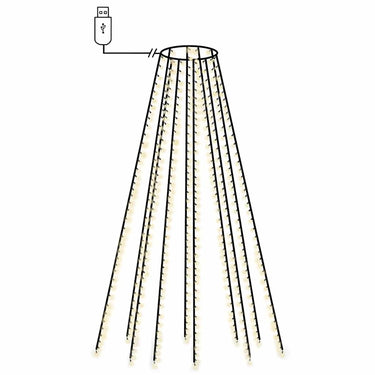 Vidaxl kerstboomverlichting met 400 led's net 400 cm